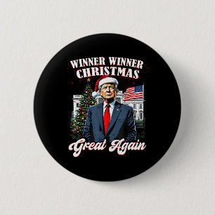 Gewinner Weihnachten Großen Spaß Trump 2024 Button