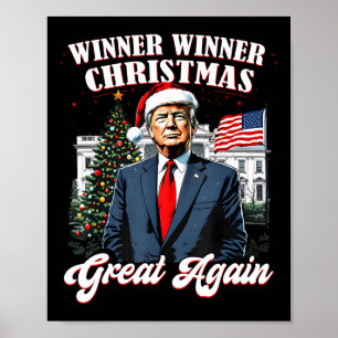 Gewinner Weihnachten Großen Spaß Trump 2024 Poster