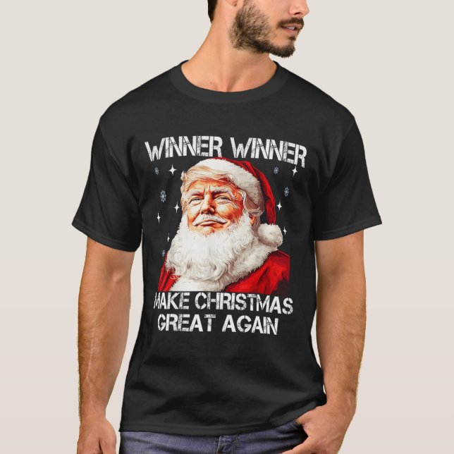 Gewinner Weihnachten wieder großartig Weihnachten  T-Shirt (Vorderseite)
