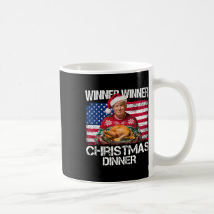 Gewinner Weihnachtsessen Abendessen Santa Funny Tr Kaffeetasse