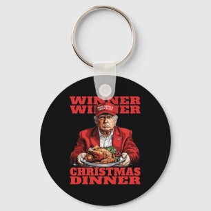 Gewinner Weihnachtsessen Funny Trump Xmas Sa Schlüsselanhänger