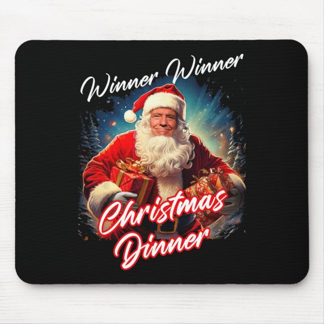 Gewinner Weihnachtsessen - Präsident Trump Mousepad (Vorne)