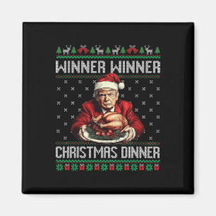Gewinner Weihnachtsessen Weihnachtsessen Santa Tru Magnet