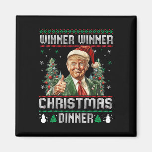 Gewinner Weihnachtsessen Weihnachtsessen Santa Tru Magnet