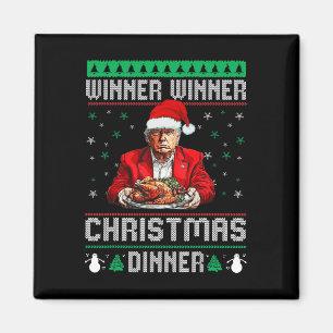 Gewinner Weihnachtsessen Weihnachtsessen Santa Tru Magnet