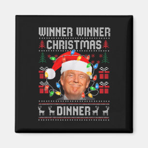 Gewinner Weihnachtsessen Weihnachtsessen Santa Tru Magnet