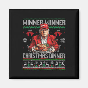 Gewinner Weihnachtsessen Weihnachtsessen Santa Tru Magnet