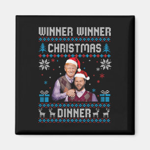 Gewinner Weihnachtsessen Weihnachtsessen Santa Tru Magnet
