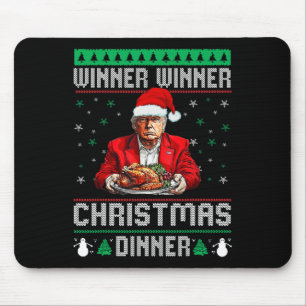 Gewinner Weihnachtsessen Weihnachtsessen Santa Tru Mousepad