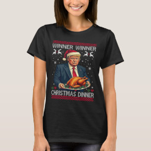 Gewinner Weihnachtsessen Weihnachtsessen Santa Tru T-Shirt