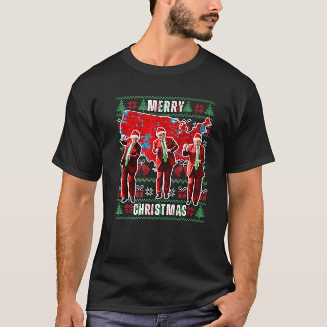 Gewinner Weihnachtsessen Weihnachtsessen Santa Tru T-Shirt (Vorderseite)