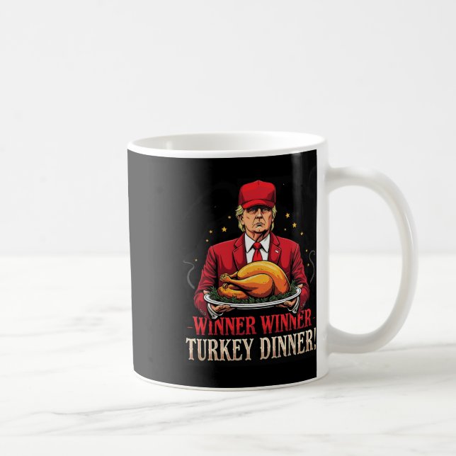 Gewinnerin Funny Sieger Türkei Dinner Trump Pjs Da Kaffeetasse (Rechts)