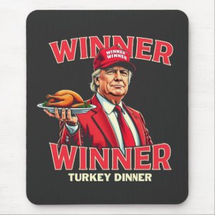 Gewinnerin Türkei Dinner Trump Erntedank Mousepad