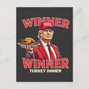 Gewinnerin Türkei Dinner Trump Erntedank Postkarte
