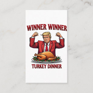 Gewinnerin Türkei Dinner Trump Erntedank Visitenkarte