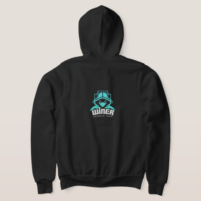 Gewinnerteam - Gmaer Hoodie für echte Gewinner (AblageHinten)