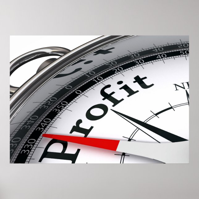 Gewinnmotivation Poster (Vorne)