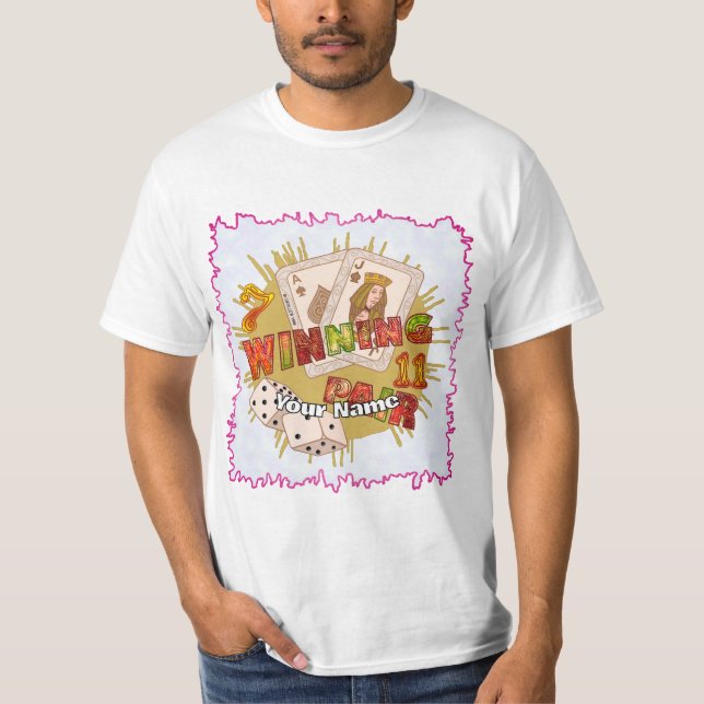 Gewinnpaar-Poker  T-Shirt (Vorderseite)