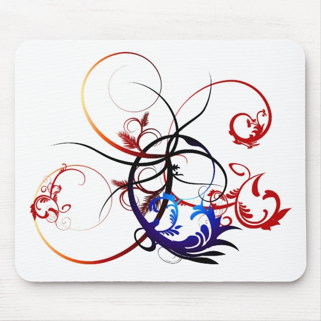 Gewirbelt Mousepad (Vorne)