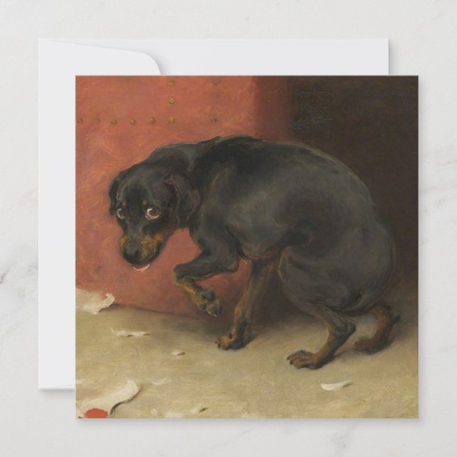 Gewissen macht uns alle zum Feigling (Schamdroge) Karte (Vorderseite)