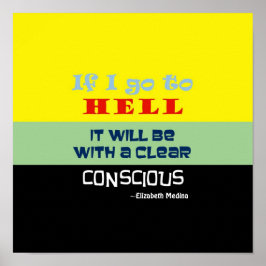 Gewissenhölle ~ 12x12 Poster