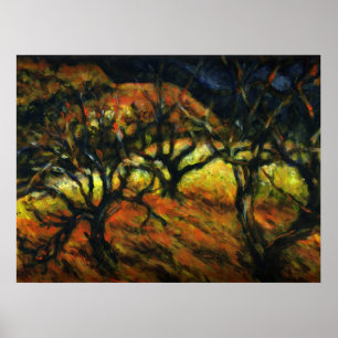 Gewitter angehen - dunkles und geheimnisvolles Pla Poster