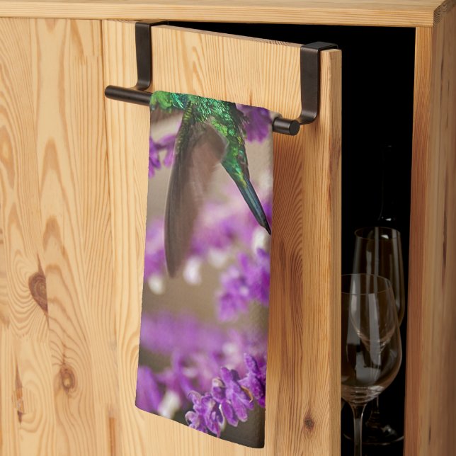 Gewitter des Glaubens fesselnde Violetohren Hummin Handtuch (Drittel gefaltet)