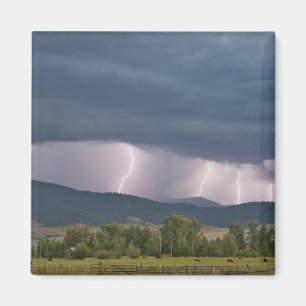 Gewitter erzeugte Blitze im Jocko Magnet