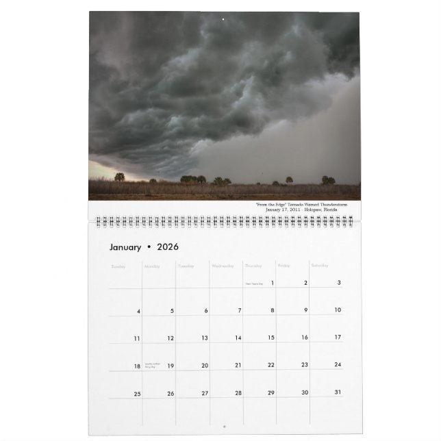 Gewitter-Fotografie-Kalender Kalender (Jan 2026)