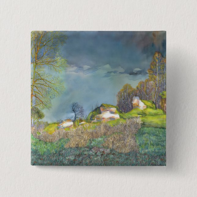 Gewitter im Frühjahr Button (Vorderseite)