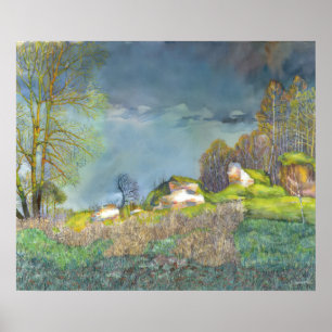 Gewitter im Frühjahr Poster