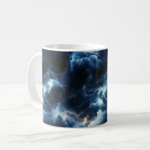 Gewitter-Lichtmuster Kaffeetasse
