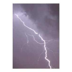 Gewitter mit vielen Blitzen Fotodruck