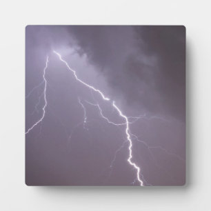 Gewitter mit vielen Blitzen Fotoplatte