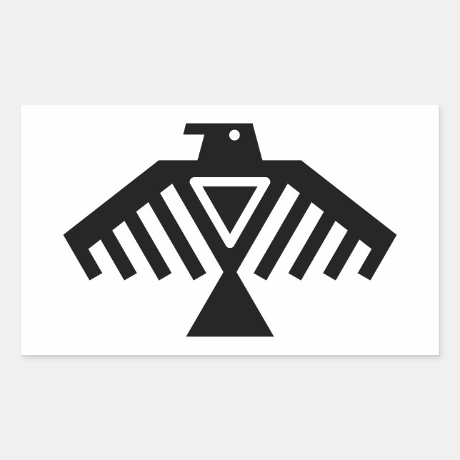 Gewitter Rechteckiger Aufkleber (Vorderseite)