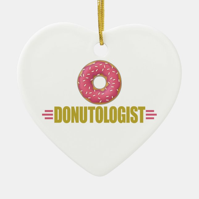 Gewitter Sprinkle Donut Lover Keramik Ornament (Vorne)