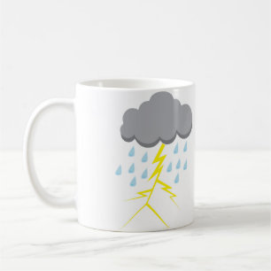 Gewitter und Blitz Kaffeetasse
