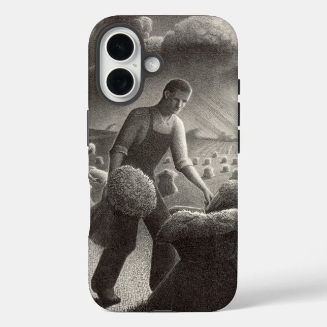 Gewitter von Grant Wood Case-Mate iPhone Hülle (Rückseite)