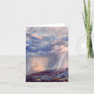 Gewitter Wacholderfarbe Faltengrüße Karte