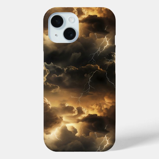 Gewitter Wolkenmuster Case-Mate iPhone Hülle (Rückseite)