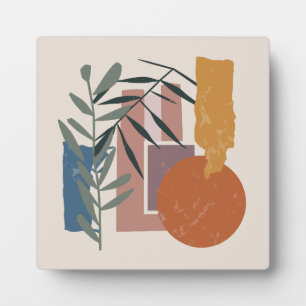 gewitterte Formen und Stiele Fotoplatte