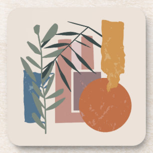 gewitterte Formen und Stiele Getränkeuntersetzer