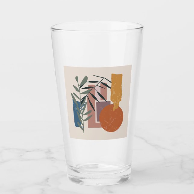 gewitterte Formen und Stiele Glas (Vorderseite)