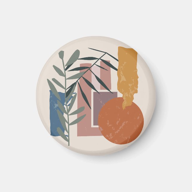 gewitterte Formen und Stiele Magnet (Vorne)