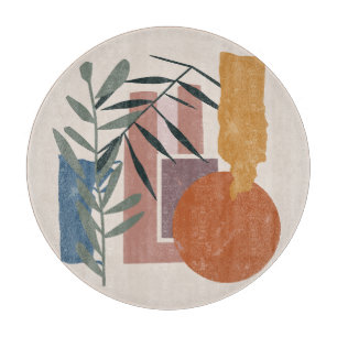 gewitterte Formen und Stiele Schneidebrett