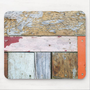 Gewitterte Holzplanks Mousepad