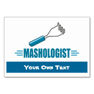 Gewitterte Kartoffel Tischnummer