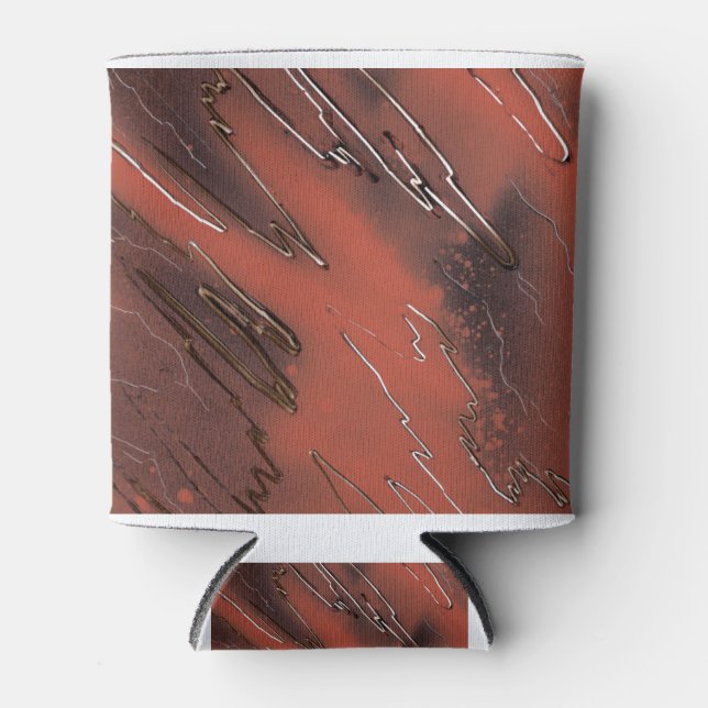 Gewitterte Textur Dosenkühler (Vorderseite)