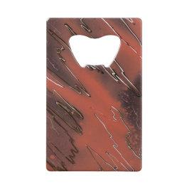 Gewitterte Textur Geldbeutel Flaschenöffner