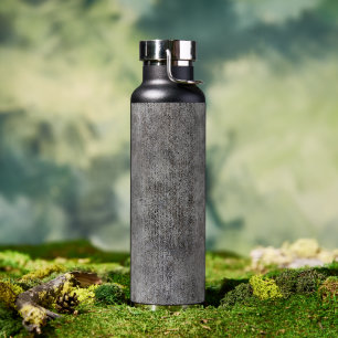 Gewitterter Gray Cement Sidewalk Trinkflasche
